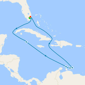 Aruba, Bonaire & Curacao from Ft. Lauderdale with 1nt Stay