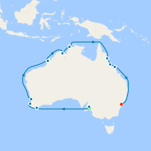 Australia Circumnavigation from Adelaide to Sydney with Stays 