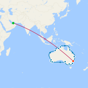 Dubai’s Desert Dunes, Sydney’s Hunter Valley & Australia Circumnavigation