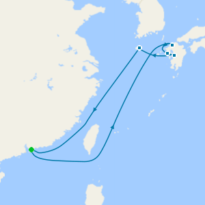 China & Japan from Hong Kong