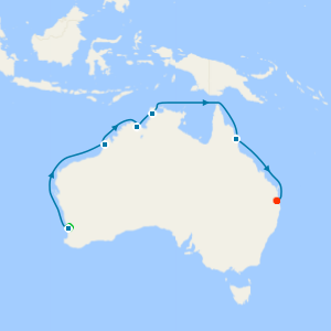 Northern Australia Explorer from Perth to Brisbane with Stay