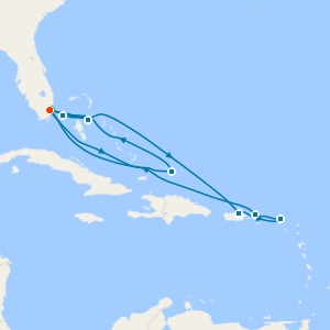 Bahamas & Caribbean with Miami Beach Stay