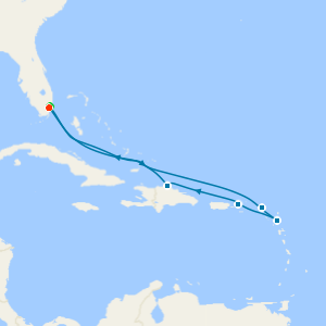 Eastern Caribbean with Miami Beach Stay