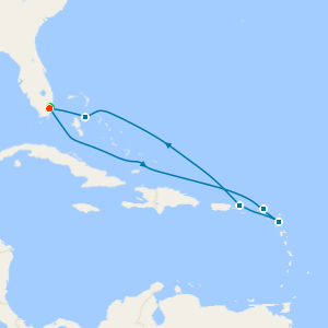 Eastern Caribbean with Miami Beach Stay