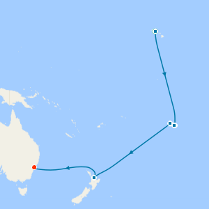 Transpacific with Waikiki Beach and Sydney Stays