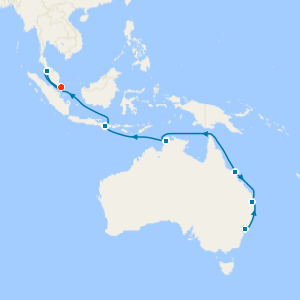 Asia & Australia from Sydney to Singapore with Stays