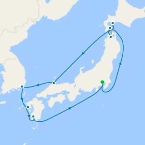 Hirosaki Castle's Spring Blossoms, Tokyo Stay, Mt. Fuji, Nagasaki & South Korea