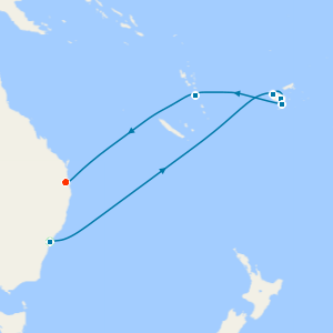 Fiji & South Pacific from Sydney to Brisbane with Stays