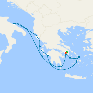 Greece & Italy from Athens with Stay