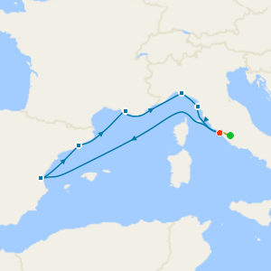 Italy, Spain & France from Rome with Stay