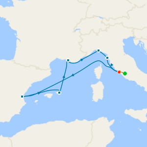 Italy, Spain & France from Rome with Stay