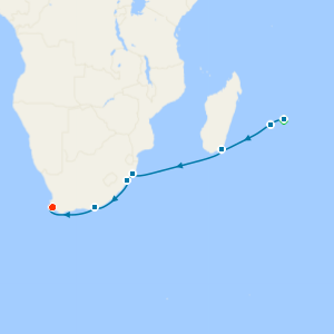 Mauritius, Reunion, Madagascar & Durban to Cape Town with Stays