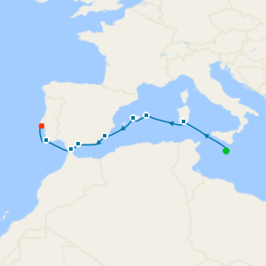 Malta to Lisbon