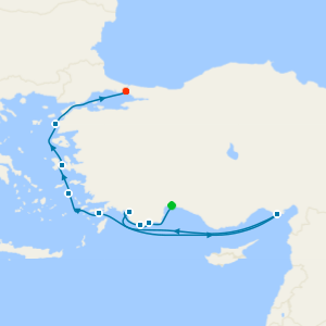 Antalya to Istanbul