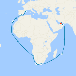 Canaries & South Africa from Barcelona with Stay