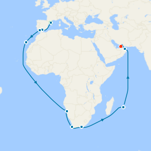 Canaries & South Africa with Barcelona and Dubai Stays