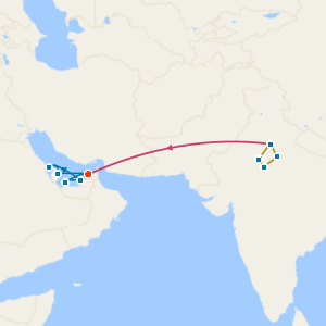 8 Nts India's Tigers & Golden Triangle Tour with Dubai Stay & Arabian Seas