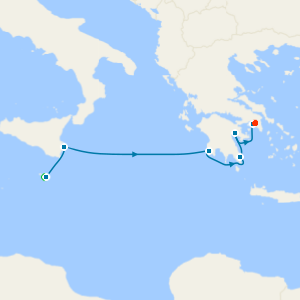 Sicily & Greece with Malta and Athens Stays