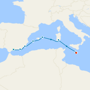 Balearics & Spain with Malaga and Malta Stays