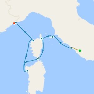 Rome to Nice with Stays