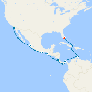 Panama Canal with San Diego and Miami Beach Stays