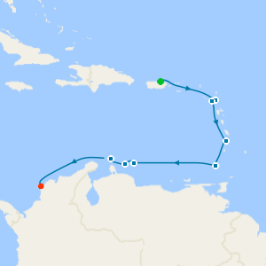 Boutique Islands & the ABCs from San Juan to Cartagena