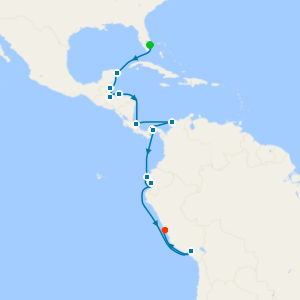 Central & South American Explorer from Fort Lauderdale to Callao (Lima)