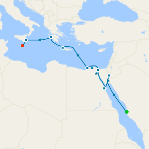 Passage to the Pharaohs & Philosophers from Jeddah to Valletta