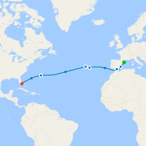 Iberian Shores to Atlantic Horizons from Barcelona to Fort Lauderdale