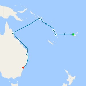 South Pacific Byways from Lautoka to Sydney