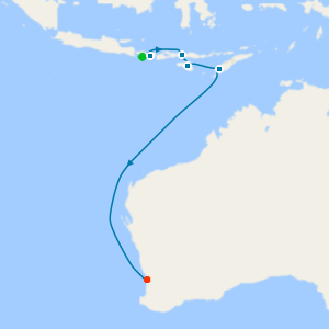 Starlight Sojourn from Benoa to Fremantle