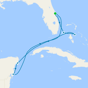Western Caribbean from Port Canaveral