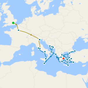 Venice Simplon-Orient-Express & Mediterranean Medley, with Stays in Paris, Venice Island & Rome