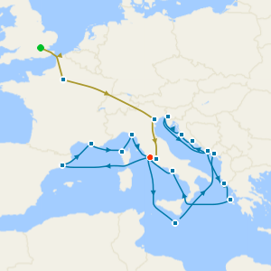 Venice Simplon-Orient-Express, Italy, Greece & Adriatic, with Stays in Paris, Venice Island & Rome