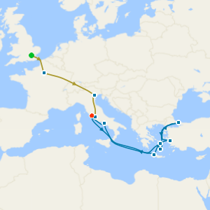 Venice Simplon-Orient-Express, Greece & Italy, with Stays in Paris, Venice Island & Rome