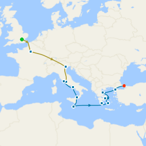 Venice Simplon-Orient-Express & Eastbound Adventure to Istanbul, with Stays in Paris, Venice Island & Rome