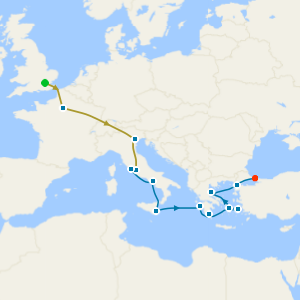 Venice Simplon-Orient-Express & Exploring Ancient Empires, with Stays in Paris, Venice Island & Rome
