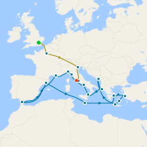 Venice Simplon-Orient-Express with Stays in Paris, Venice Island & Rome - Malta, Naples & Greek Isles with History Channel