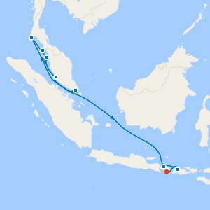 Bali, Malaysia & Thailand from Singapore with 1 Nt Stay
