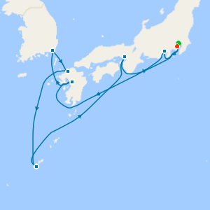 Tokyo Stay, Mt. Fuji, Kobe, Tropical Okinawa & South Korea