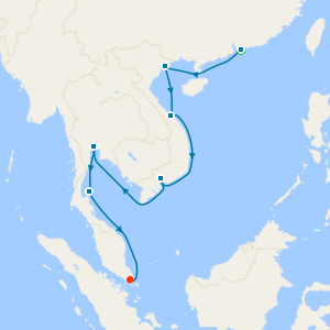 Southbound Asian Allure with 1 Nt Hong Kong Stay