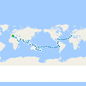 World Cruise 2028 from Rome