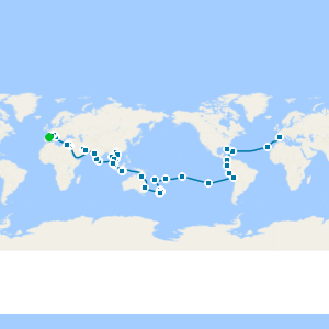 World Cruise 2028 from Barcelona