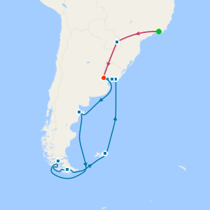 Rio de Janeiro, Iguazu Falls & Colossal Coastlines from Buenos Aires