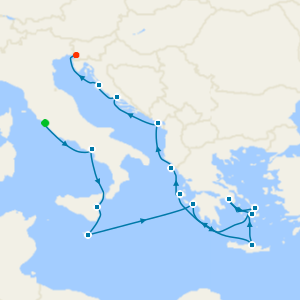 MAIDEN VOYAGE! Mediterranean Collage from Rome to Trieste