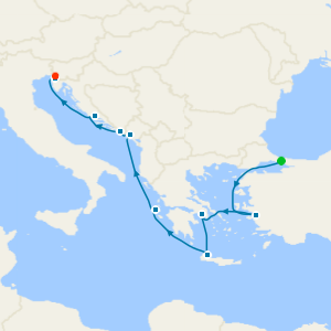 Relics & Rivieras from Istanbul to Trieste