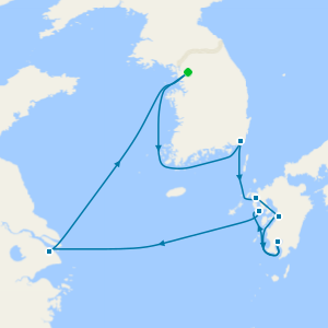 Korea, Japan and China from Seoul