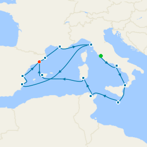 Mediterranean Pilgrimage from Rome to Barcelona