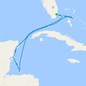 Caribbean and Bahamas cruise from Miami