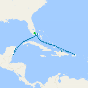 Caribbean and Bahamas cruise from Miami